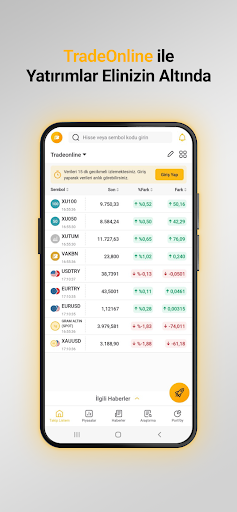 VakıfBank TradeOnline ekran görüntüsü