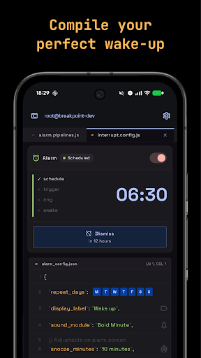 Breakpoint - Dev Alarm Clock ekran görüntüsü