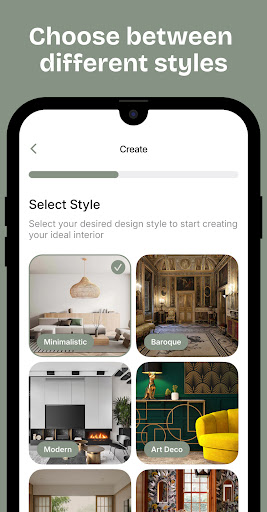 Decorista - AI Home interior ekran görüntüsü