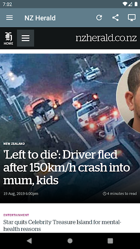 New Zealand Newspapers ekran görüntüsü