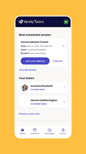 Varsity Tutors Live Tutoring ekran görüntüsü