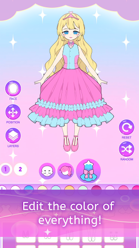 Princess Girl Dress up doll ekran görüntüsü