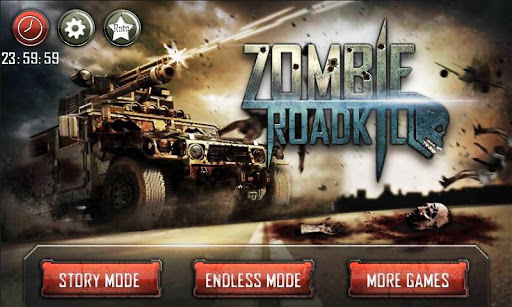 Caddede Zombileri Öldürme 3D ekran görüntüsü