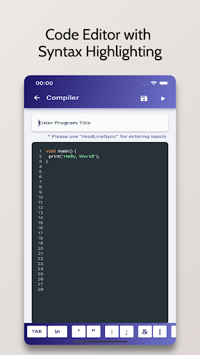 Dart Compiler - Run .dart Code ekran görüntüsü