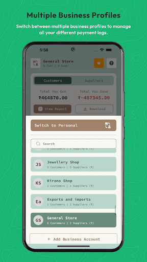 Khata Tracker Business Ledger ekran görüntüsü