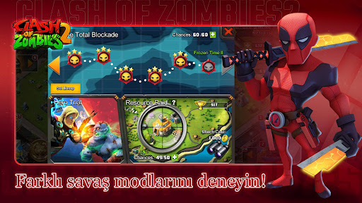 Clash Zombie : zombi saldırısı ekran görüntüsü