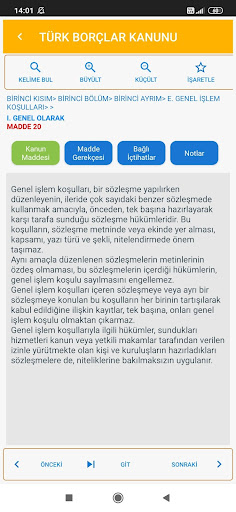 Borçlar Kanunu ekran görüntüsü