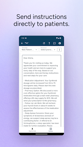 Freed: AI Clinician Assistant ekran görüntüsü