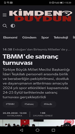 Kimden Duydun ekran görüntüsü