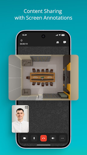 TrueConf Görüntülü Araması ekran görüntüsü