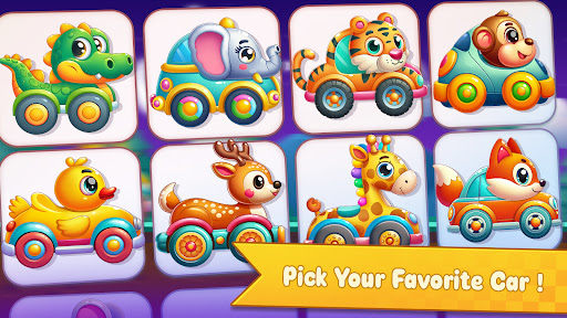 Cute Animal Car Racing Game ekran görüntüsü