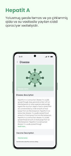Vaccine App ekran görüntüsü