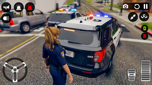 Police Chase Thief Car Game 3d ekran görüntüsü