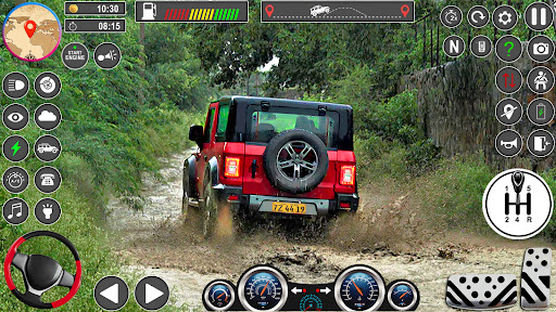 Offroad Car Driving Jeep Games ekran görüntüsü