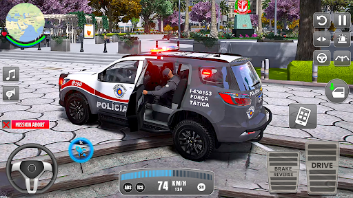 City Police Cop Car Chase Game ekran görüntüsü