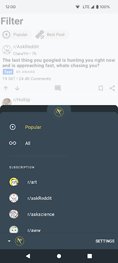 Threaddit for Reddit ekran görüntüsü