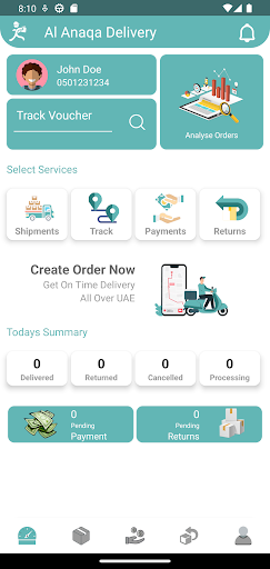 Al Anaqa Delivery Services ekran görüntüsü