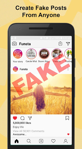 Funsta - Post and Direct Prank ekran görüntüsü