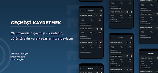 Ortam gürültüsü ölçümü için ekran görüntüsü
