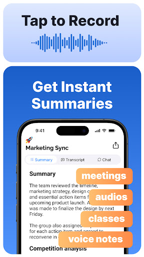 Summary - AI Note Taker ekran görüntüsü