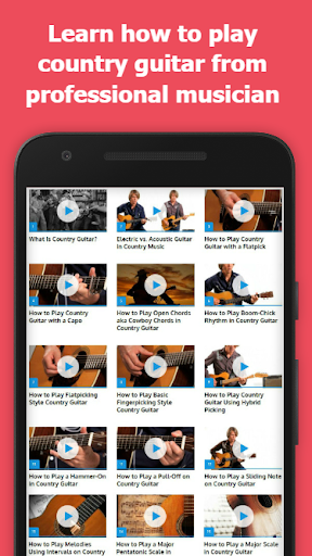 Country Guitar Lessons Guide ekran görüntüsü