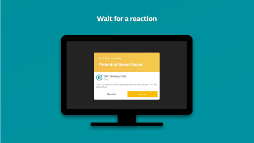 ESET Antivirus Test ekran görüntüsü