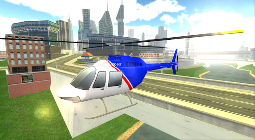 City Helicopter Simulator Game ekran görüntüsü