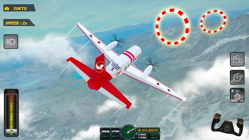 Flight Simulator Plane Game 3D ekran görüntüsü