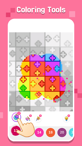 Pixel Coloring-Color by number ekran görüntüsü