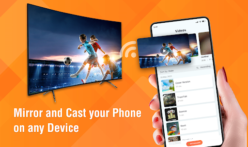 Projektör: Miracast ve TV Cast ekran görüntüsü