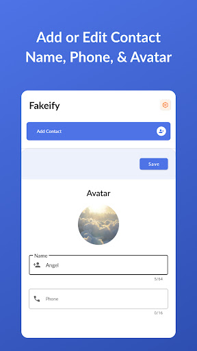 Fakeify - Fake Call App ekran görüntüsü
