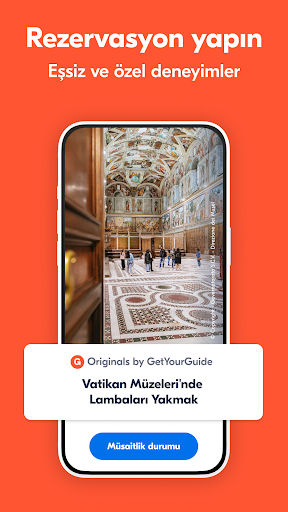 GetYourGuide: Turlar &Biletler ekran görüntüsü