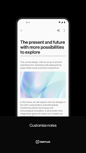 OnePlus Notes ekran görüntüsü