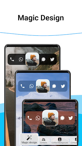 Kişiler Widget'i ekran görüntüsü