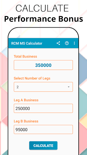 RCM MS Calculator ekran görüntüsü
