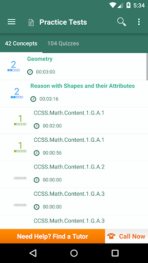 Common Core Math 1st Grade ekran görüntüsü