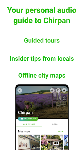 Chirpan Tour Guide:SmartGuide ekran görüntüsü