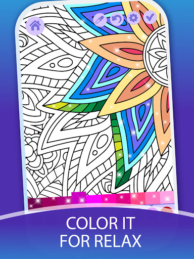 Antistress Adult Coloring Book ekran görüntüsü