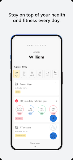 PEAK FITNESS LLC AR ekran görüntüsü