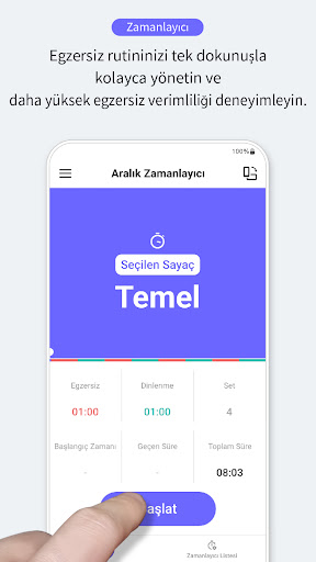 Egzersiz Zamanlayıcı ekran görüntüsü