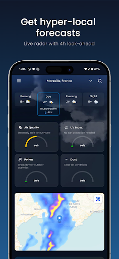 WeatherX: AI Radar ekran görüntüsü