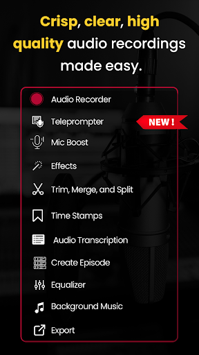 AudiOn:Voice Recorder & Editor ekran görüntüsü