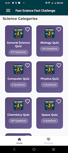 Fast Science Fact Challenge ekran görüntüsü