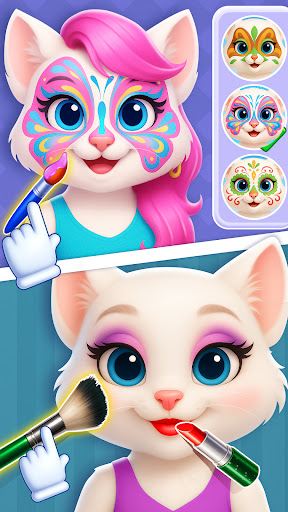 Kitty Nail Salon Daycare Cute ekran görüntüsü