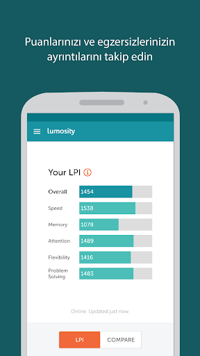Lumosity - Zihin Jimnastiği ekran görüntüsü