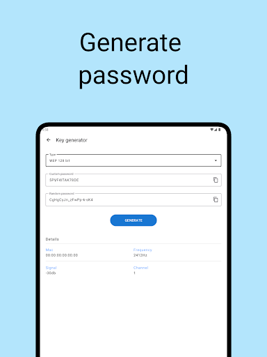 Wifi şifre ustası ekran görüntüsü