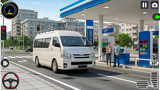 US Van Simulator Mini Bus 3D ekran görüntüsü