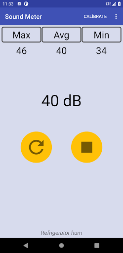 Sound Meter ekran görüntüsü
