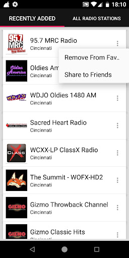 Cincinnati Radio Stations ekran görüntüsü