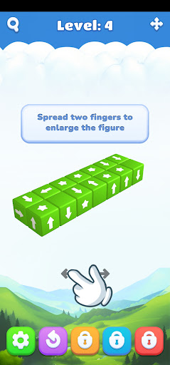 Cube Away 3D: Tap block out ekran görüntüsü
